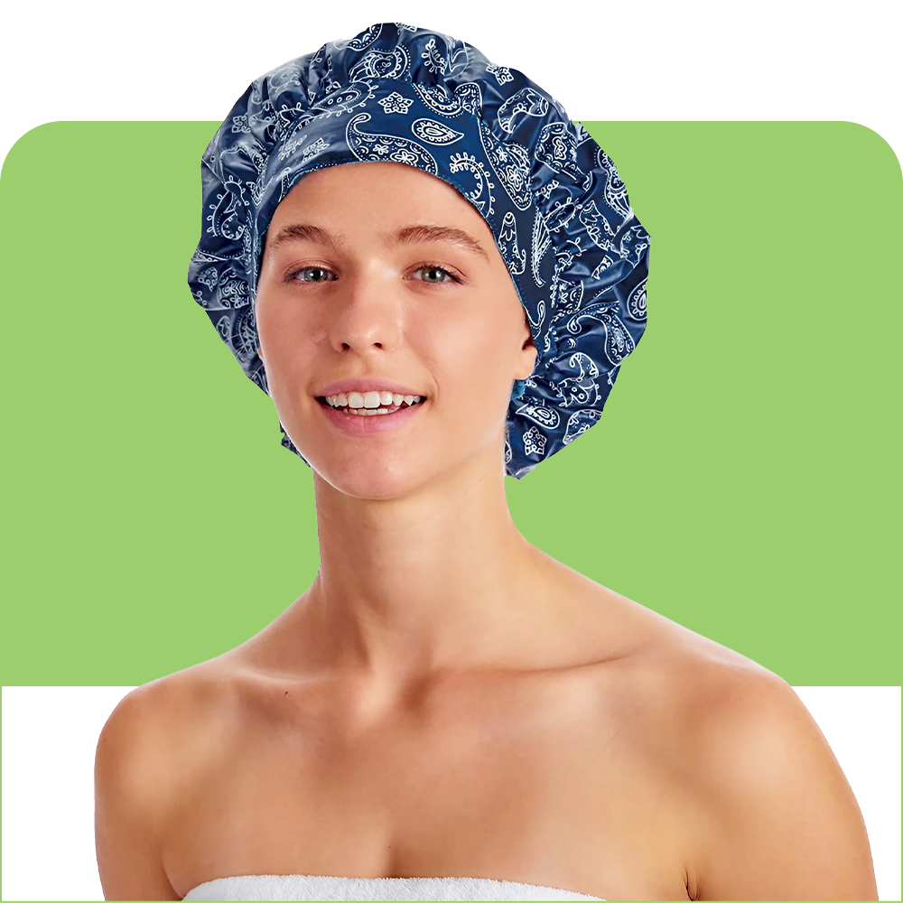 Paisley Diva Shower Cap
